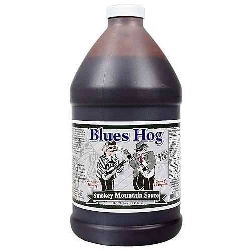??? ?? ??? ??? BBQ ?? (64??) Blues Hog Smokey Mountain Barbeque Sauce, Natural Hickory Smoke BBQ Sauce Gluten-Free, Made in the USA, 64 oz