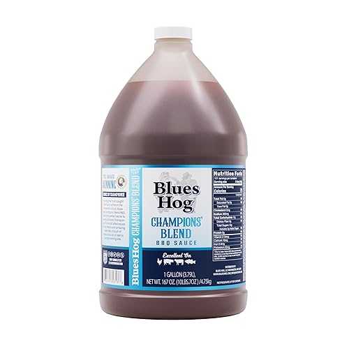 ??? ?? ???? ??? BBQ ?? (64??) Blues Hog Champions' Blend Barbeque Sauce, Sweet, Smokey & Tangy BBQ Sauce, Gluten-Free, Made in the USA, 64 oz