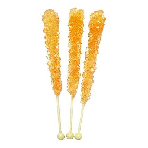 SP エンタープライズ オレンジ ロック スティック キャンディー 36 個 Espeez SP Enterprises Orange Rock Candy on a Stick, 36 Count