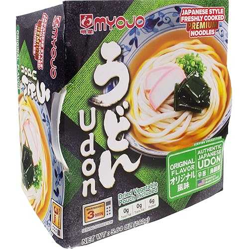 明星 ボウル風味のうどん、オリジナル、5.6 オンス (6 個パック) (パッケージは異なる場合があります) 明星 Myojo Bowl Flavored Udon Noodles, Original, 5.6 Ounce (Pack of 6)(Packaging May Vary)
