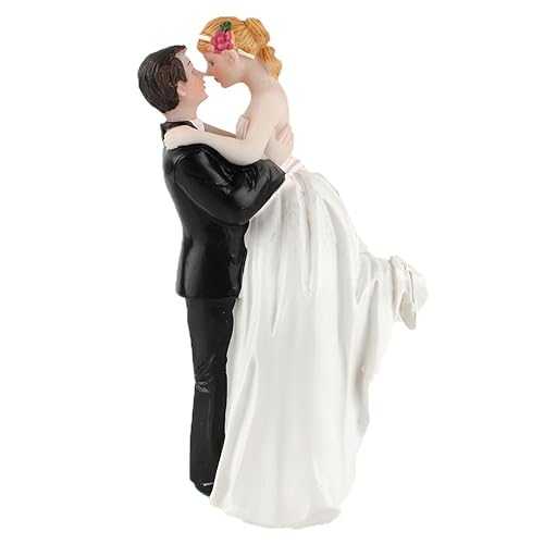 yepmax Love ウェディングケーキトッパー 面白いヴィンテージフィギュア カップル 3 X 3 X 6 インチ (ハグ) yepmax Love Wedding Cake Toppers Funny Vintage figurines couple 3 X 3 X 6 Inch (Hug)