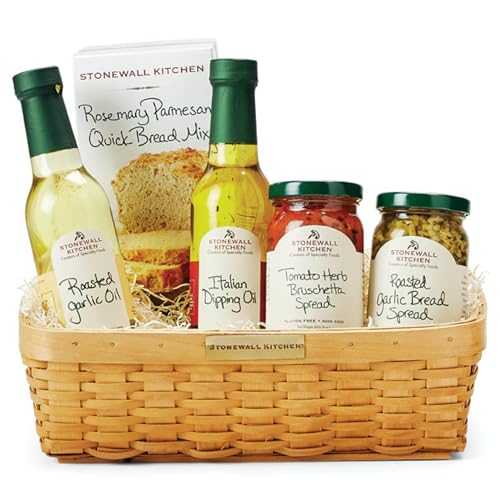 Stonewall Kitchen, 5-Piece Gift Set with Reusable Basket Stonewall Kitchen, 5-Piece Gift Set with Reusable Basket画像