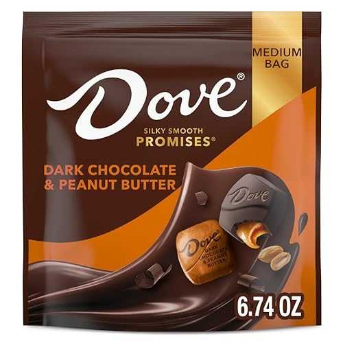 ?? ???? ?? ?? ?? ??? ?? 7.61?? ?? (8? ?) DOVE PROMISES Individually Wrapped Dark Chocolate & Peanut Butter Candy, 6.74 Oz Bag (Pack of 8)