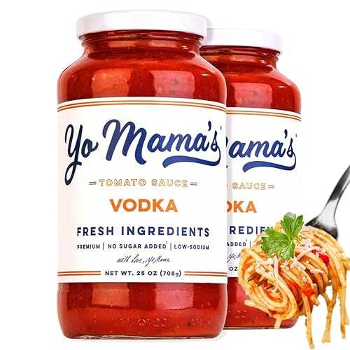 洋書 Yo Mama’s Foods Yo Mama's Foods Keto Vodka Pasta Sauce - Pack of (2) - No Sugar Added, Low Carb, Low Sodium, Gluten Free, Paleo Friendly, and Made with Whole, Non-GMO Tomatoes