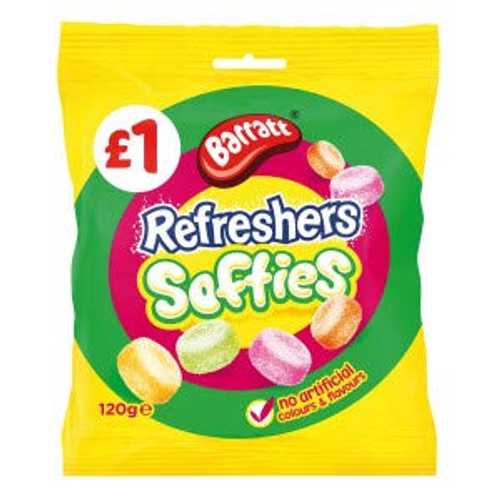 BARRATT REFRESHERS SOFTIES 120G (Pack of 12)