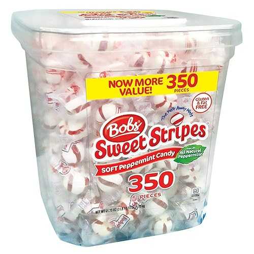 Bobs Bob's Mints 's Sweet Stripes Soft Peppermint Candy, 350 Count, 61.73 Ounces (2 Pack(350 Count)) 13,966円