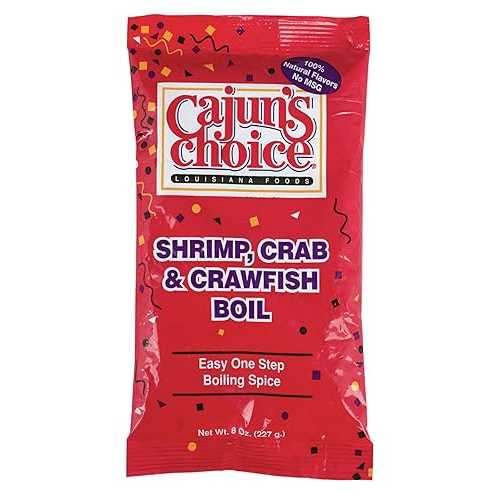 エビ、カニ、ザリガニのボイル 8 オンス Cajun's Choice Louisiana Foods (8 個パック) Shrimp, Crab, & Crawfish Boil 8 oz Cajun's Choice Louisiana Foods (Pack of 8)