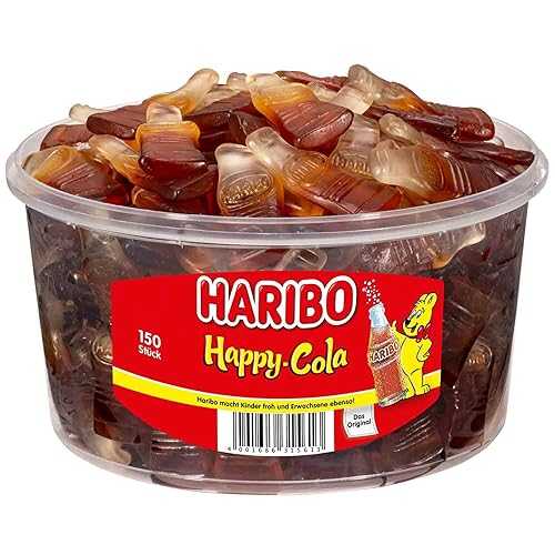 ハリボー オリジナル ハッピーコーラ 150本 Haribo Original Happy Cola, 150 pcs