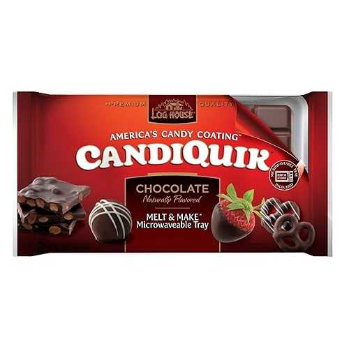 ?? ??? ??? ?? ??, ???, 16?? ??? (2? ??) Log House CandiQuik Candy Coating, Chocolate, 16 Ounce (Pack of 2)