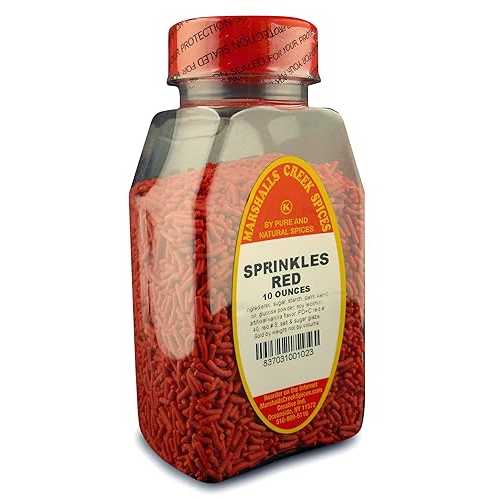 新しいサイズのマーシャルズ クリーク スパイス スプリンクル レッド シーズニング、10 オンス… New Size Marshalls Creek Spices Sprinkles Red Seasoning, 10 Ounce画像