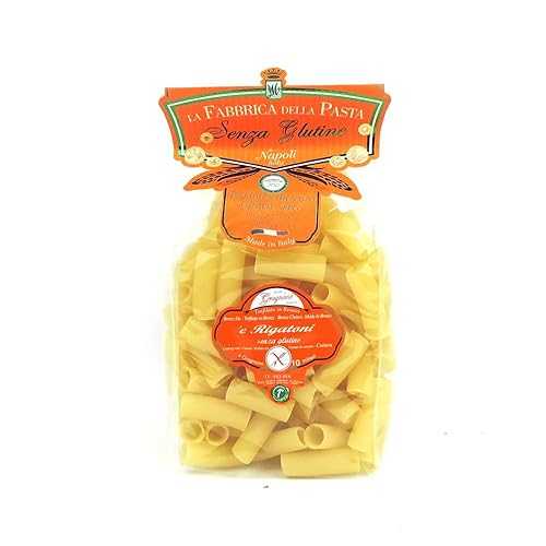 ラ ファッブリカ デッラ パスタ - センツァ グルチン - リガトーニ - 500g La Fabbrica Della Pasta - Senza Glutine - Rigatoni - 500g