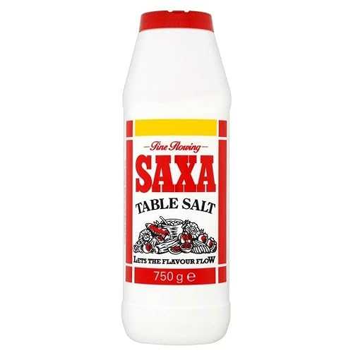 サクサ テーブルソルト (750g) - 6個パック Saxa Table Salt (750g) - Pack of 6