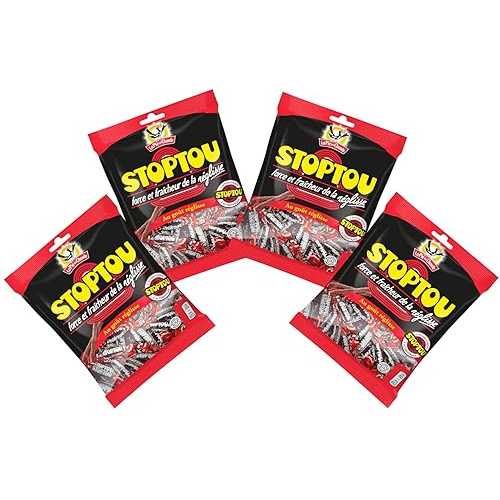ラ・ピエ・キ・シャンテ ストップトゥ リコリス キャンディ - 5.8 オンス (4 パック) La Pie Qui Chante Stoptou Licorice Candy - 5.8 oz (4 PACK)