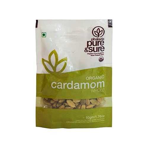 Phalada - ピュア & シュア オーガニック カルダモン ホール - 50 Gm Phalada - Pure & Sure Organic Cardamom Whole - 50 Gm|Glomarket