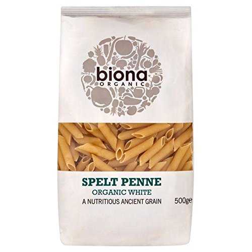 Biona オーガニック スペルトペンネ ホワイト - 500g (1.1ポンド) Biona Organic Spelt Penne White - 500g (1.1lbs)