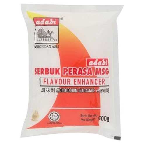 Adabi Perasa グルタミン酸ナトリウム フレーバーエンハンサー 500g (1 パック) Adabi Perasa Monosodium Glutamate Flavour Enhancer 500g (1 Pack)