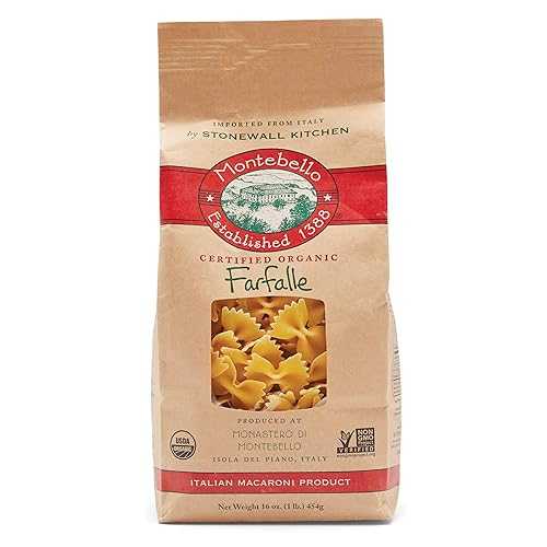 Montebello オーガニック ファルファッレ、1 ポンド (4 パック) Montebello Organic Farfalle, 1 lb (4-Pack) 8,636円