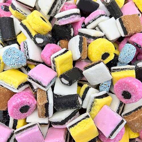 ???? ???? ???? ??? ?? ??, ?? ? (907g ??) LAETAFOOD English Licorice Candy | 2 Pound Bag | Allsorts Licorice Mix | Gourmet English Candy Bulk | Old Fashioned Candy Assortment | Mixed Shapes