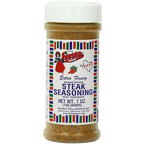 フィエスタシーズニング テキサスステーキ、7オンス (6個パック) Bolner's Fiesta Fiesta Seasoning Texas Steak, 7-Ounce (Pack of 6)｜Glomarket