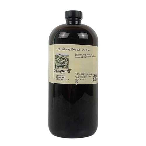 OliveNation ピュア ストロベリー エキス 32 オンス OliveNation Pure Strawberry Extract 32 oz.