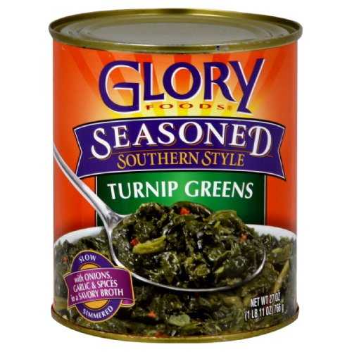 Glory Foods 味付けカブグリーン、27 オンス (6 個パック) Glory Foods Seasoned Turnip Greens, 27-ounces (Pack of6)｜Glomarket