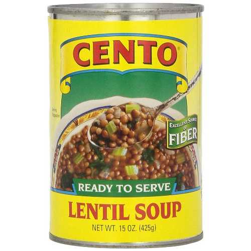 ?? ??, ??, 425g (12? ?) Cento Lentil Soup, 15 Ounce Cans (Pack of 12)