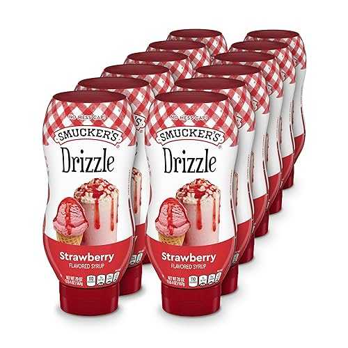 ???? ?? ?? ?? ? ??, 20 ?? (12? ?) Smucker's Smucker’s Drizzle Strawberry Flavored Syrup, 20 Oz. Squeeze Bottles (Pack of 12)