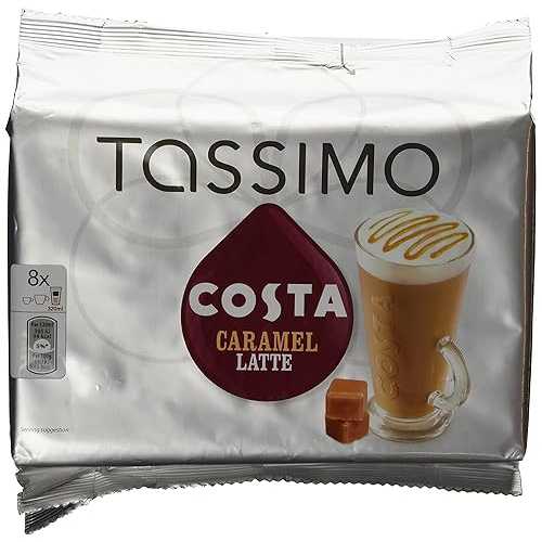 タッシモ コスタ キャラメル ラテ 16 枚入り、8 人分 Tassimo Costa Caramel Latte 16 discs, 8 servings