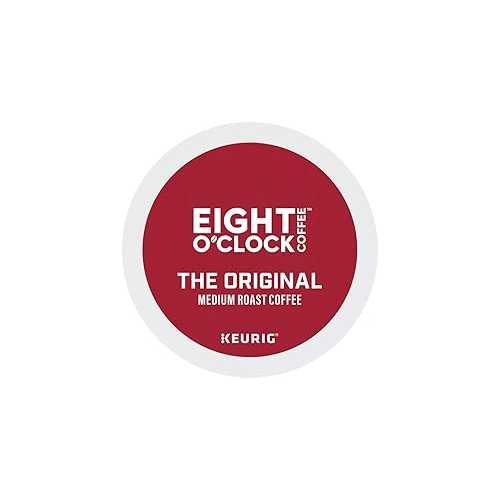 Eight O'Clock オリジナル ブレンド シングルサーブ K カップ、キューリグ ビール用、24 個 (2 個パック) Eight O'Clock Coffee Eight O'Clock Original Blend Single Serve K-Cups for Keurig Brewers, 24 Count (Pack of 2)