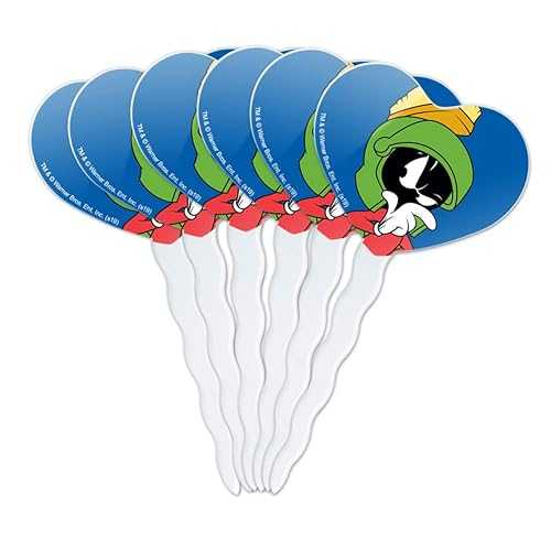 Looney Tunes Marvin The Martian Heart Love Cupcake Picks Toppers Decoration Set of 6 GRAPHICS & MORE Looney Tunes Marvin The Martian Heart Love Cupcake Picks Toppers Decoration Set of 6画像