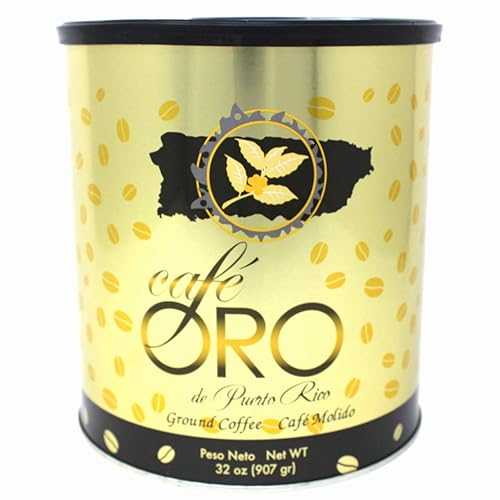 カフェ デ オロ デ プエルトリコ - プエルトリコ グラウンド コーヒー by Cafe Oro Puerto Rico Inc - 32 オンス缶 CAFE ORO DE PUERTO RICO Cafe de Oro de Puerto Rico - Puerto Rican Ground Coffee by Cafe Oro Puerto Rico Inc