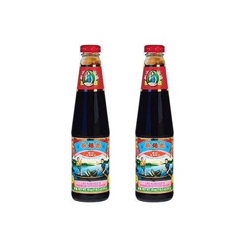 Lee Kum Kee Premium Oyster Sauce (18 oz - 2 Pack), Rich & Savory, All-Purpose Seasoning, Perfect for Marinades, Stock, Gravy, Stews, and Stir-Frying
