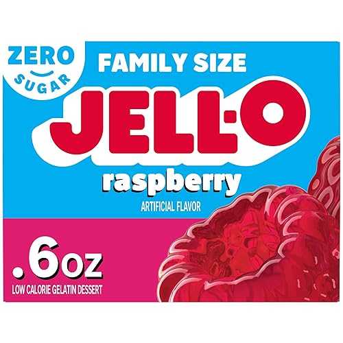 ?? ???? ??? ??? ??? ?? (24? ?, 17g ??) Jell-O Raspberry Sugar Free Gelatin, 0.6 Ounce (Pack of 24)