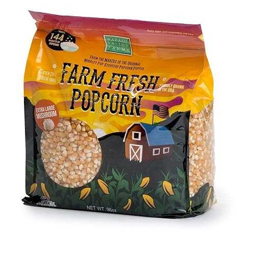??? ?? ?? - ?? - ??? ?? - 6 lb Extra Large Mushroom Popcorn Kernels - 6 lb of Large Mushroom Shaped Popcorn Kernels for Popping, Popcorn Popper Kernels for Whirley Pop Stovetop Popcorn Maker (by Wabash