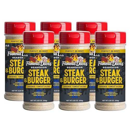 Famous Dave's - 6 pck, Steak & Burger Seasoning (49.50 oz.)