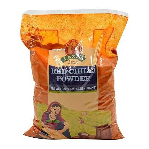 Laxmi Red Chili Powder, Traditional Indian Cooking Spices - 4lb