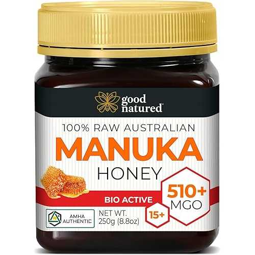 ? ???? ? ??? ? ?? MGO 510+ / 15+ ?? ?? ??? - ??? - ?, ??, ?? - 250g Good Natured Manuka Honey (MGO 510+) - High Grade Raw Manuka Honey Medical Grade, Non-GMO, Lab-Tested & AMHA Certi