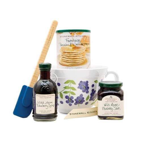 Stonewall Kitchen ブルーベリーバターボウル ギフト (5 個) Stonewall Kitchen Blueberry Batter Bowl Gift (5 Piece)画像