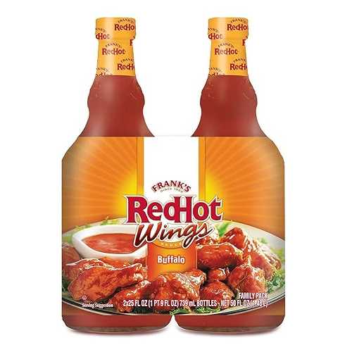 Frank's バッファローソース、25 オンス (2 個パック) Frank's RedHot Frank's Buffalo Sauce, 25 Ounce (Pack of 2)
