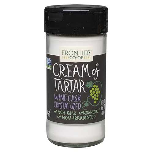 フロンティア クリーム オブ ターター、3.52 オンス ボトル (3 個パック) Frontier Co-op Frontier Cream of Tartar, 3.52-Ounce Bottles (Pack of 3)