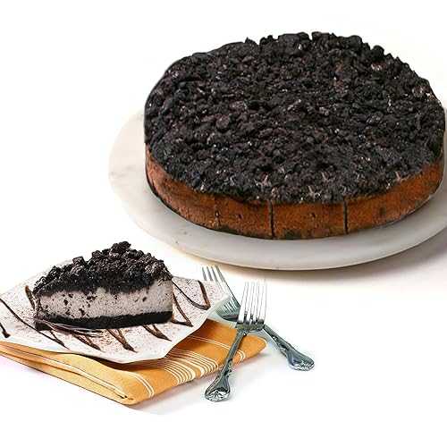 David\u0027s Cookies Original Ny Style Cheesecake 10\" - Pre-sliced 14 pcs. Creamy Cheesecake Fresh Bakery Dessert Great Gift Idea for Women, Men and Kids Cheesecake For Delivery"