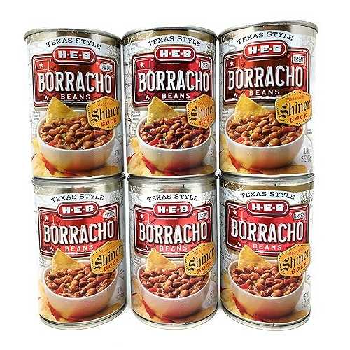 HEB Borracho Beans Made with Shiner Bock Beer 15oz (Pack of 6)｜Glomarket