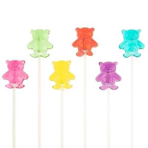 ??? ? ????, ?? ?? ?? (120??), 30.48cm ?? ?? ??, ?? ??, 6?? ??? ??, ?? ?, 1071g, ??? ??? Sparko Sweets Twinkle Pops Lollipop, Teddy Bears Shapes (Pack of 90 Lollipops),