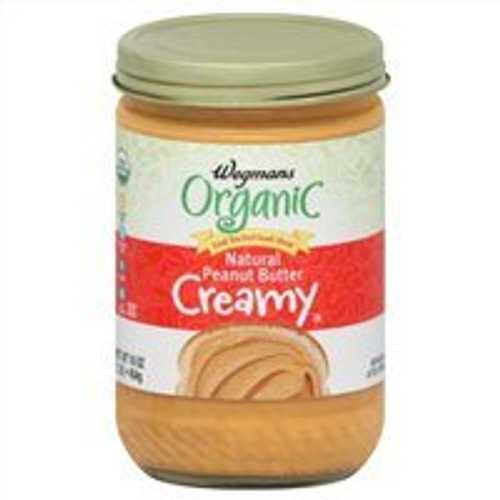 Wegmans ナチュラル ピーナッツ バター、オーガニック、クリーミー、16 オンス (2 個パック) Wegmans Food You Feel Good About Wegmans Natural Peanut Butter, Organic, Creamy, 16 Oz (Pack of 2)