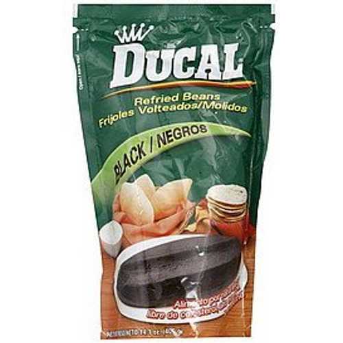 デュカル リフライド ブラック ビーンズ 14.1 オンス フリホーレス ネグロス ボルテアドス (6 パック) Ducal Refried Black Beans 14.1 oz Frijoles Negros Volteados (6 pack)