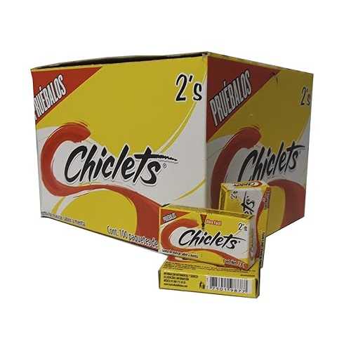 アダムスガム 100 × 2 個 - チクレッツ (18 個パック) Admas Adams Gum 100 x 2 units - Chiclets (Pack of 18)