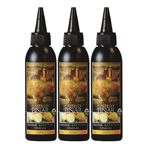 ???? ? ??? ?? ?? ?? Castillo de Pinar 3-Pack Lemon Balsamic Reduced Vinegar, 150ml Non GMO