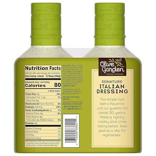Olive Garden Signature Italian Dressing (24 Ounce bottle, 2 Count)