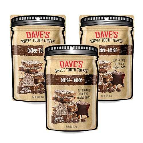 ???? ??? ?? ??, ?? ? ?? ??, ?? ??, ??? ? ??? ??, ??, ????, ??? ??, 4.0 ?? ??? ??? ??, 3? ? Dave's Sweet Tooth Toffee - Coffee Toffee Candy Gift Set (4 oz.