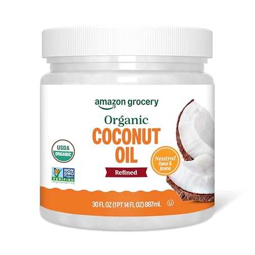 ??? ??? - ?? ?? ??? ?? ??? ??, 30 ?? ?? Amazon Grocery, Organic Refined Coconut Oil, 30 Fl Oz (Previously Amazon Fresh, Packaging May Vary)